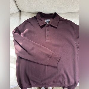 H&M Burgundy Polo Shirt
